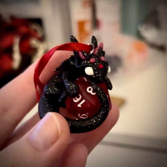 D20 Dragon Ornament