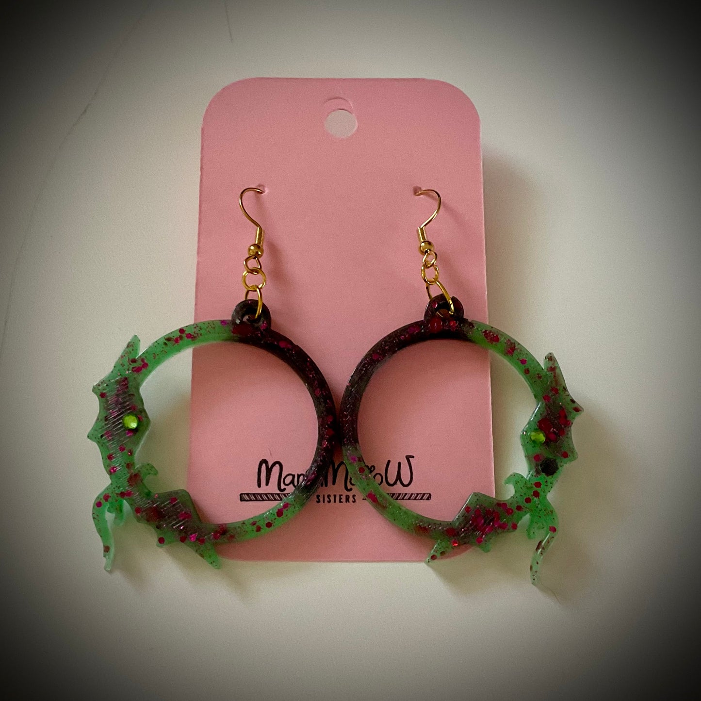 Dragon Resin Earrings