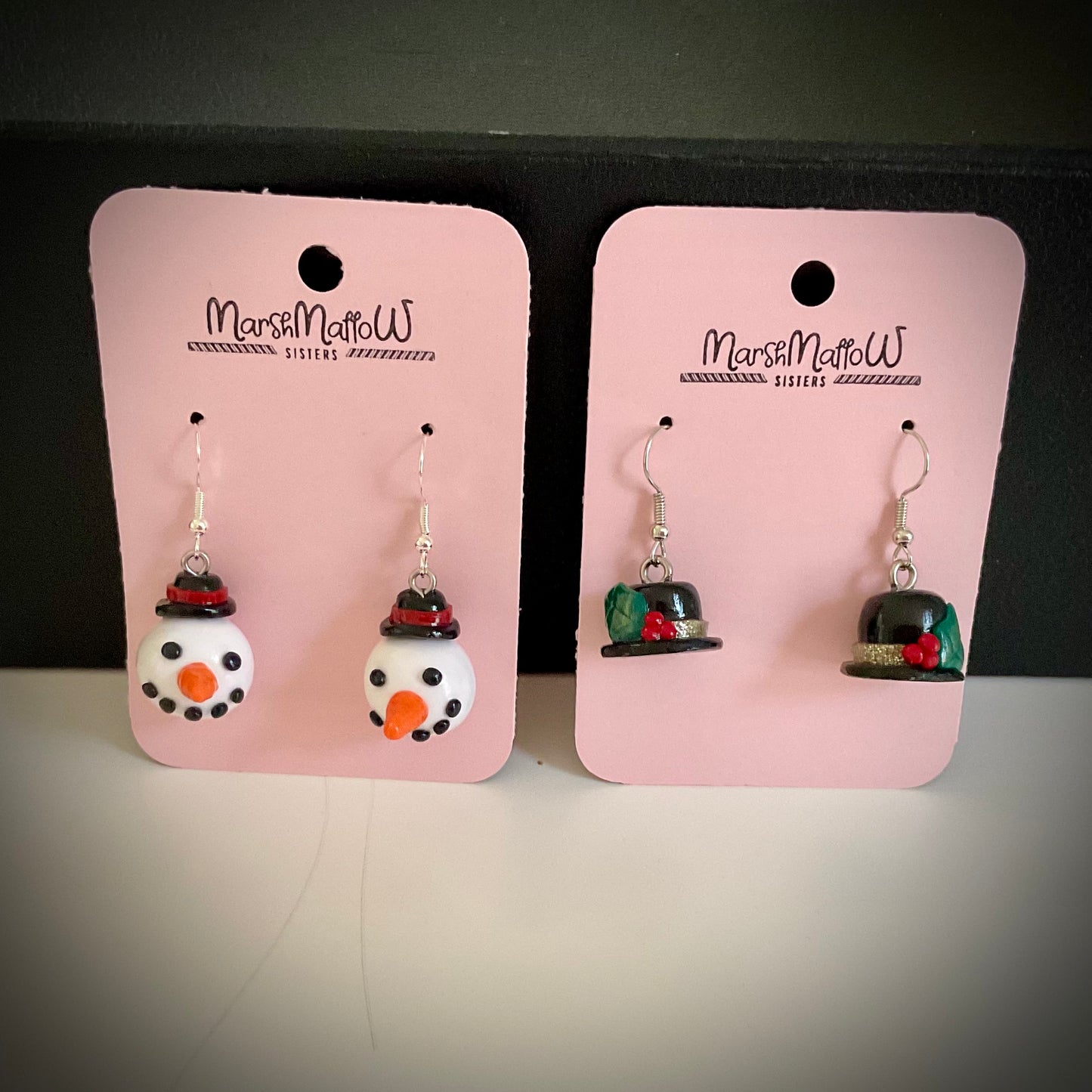 Snowman Earrings