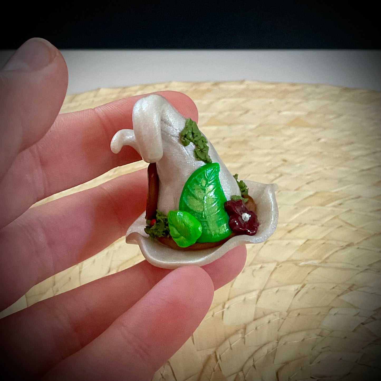 Cottage Witch Hat Sculpture