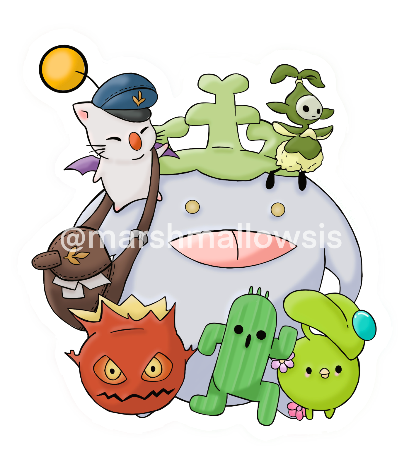 Final Fantasy Themed Sticker