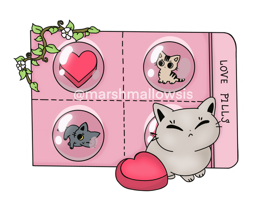 Love Pills Sticker