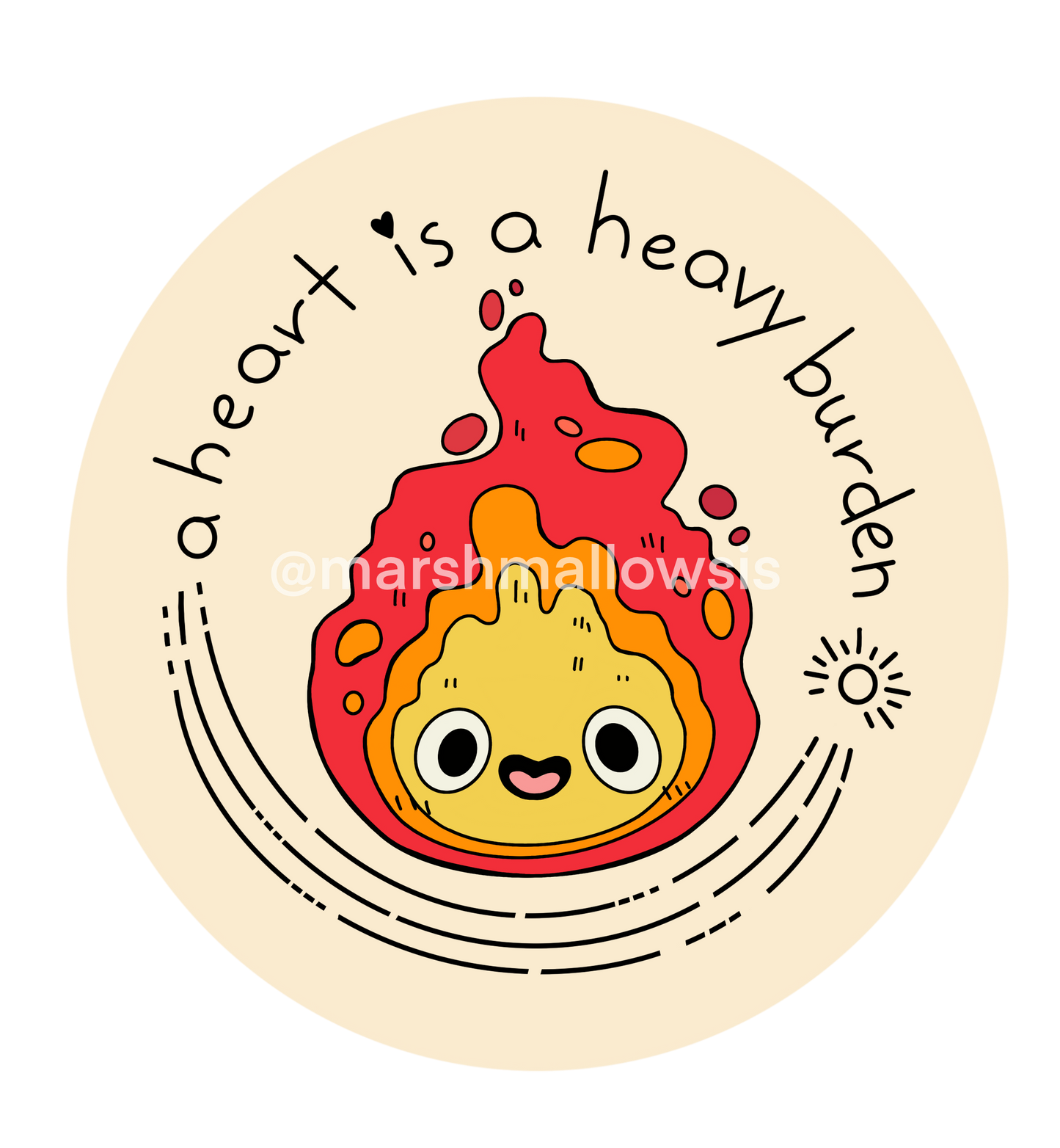 Heavy Burden Sticker