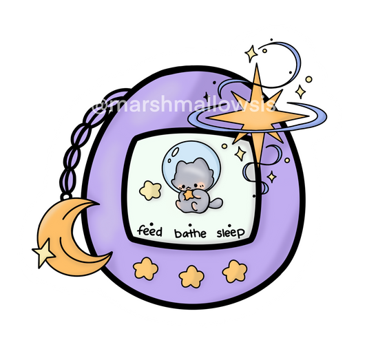 Galaxy Tamagotchi Sticker