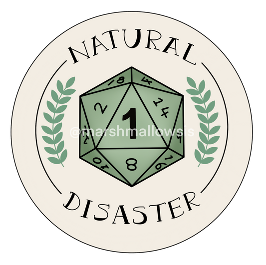 Natural Disaster Sticker