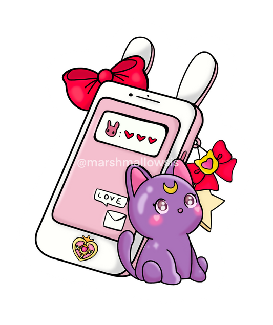 Luna Phone Sticker