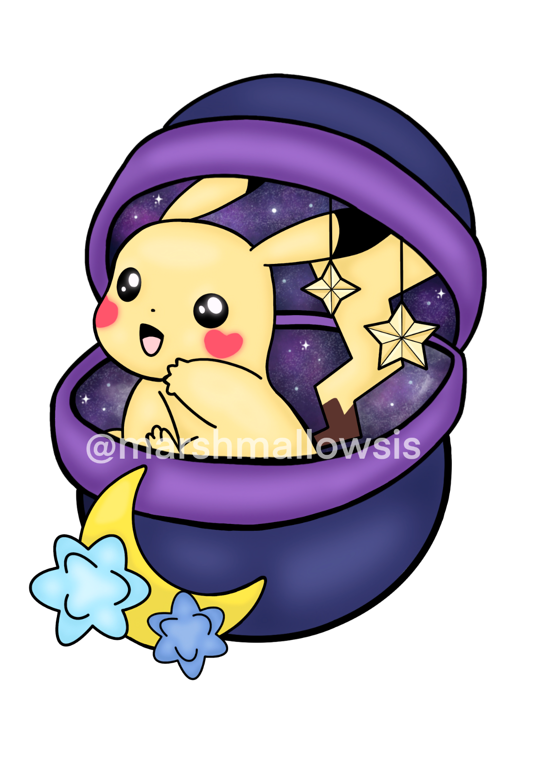 Star Pika Sticker