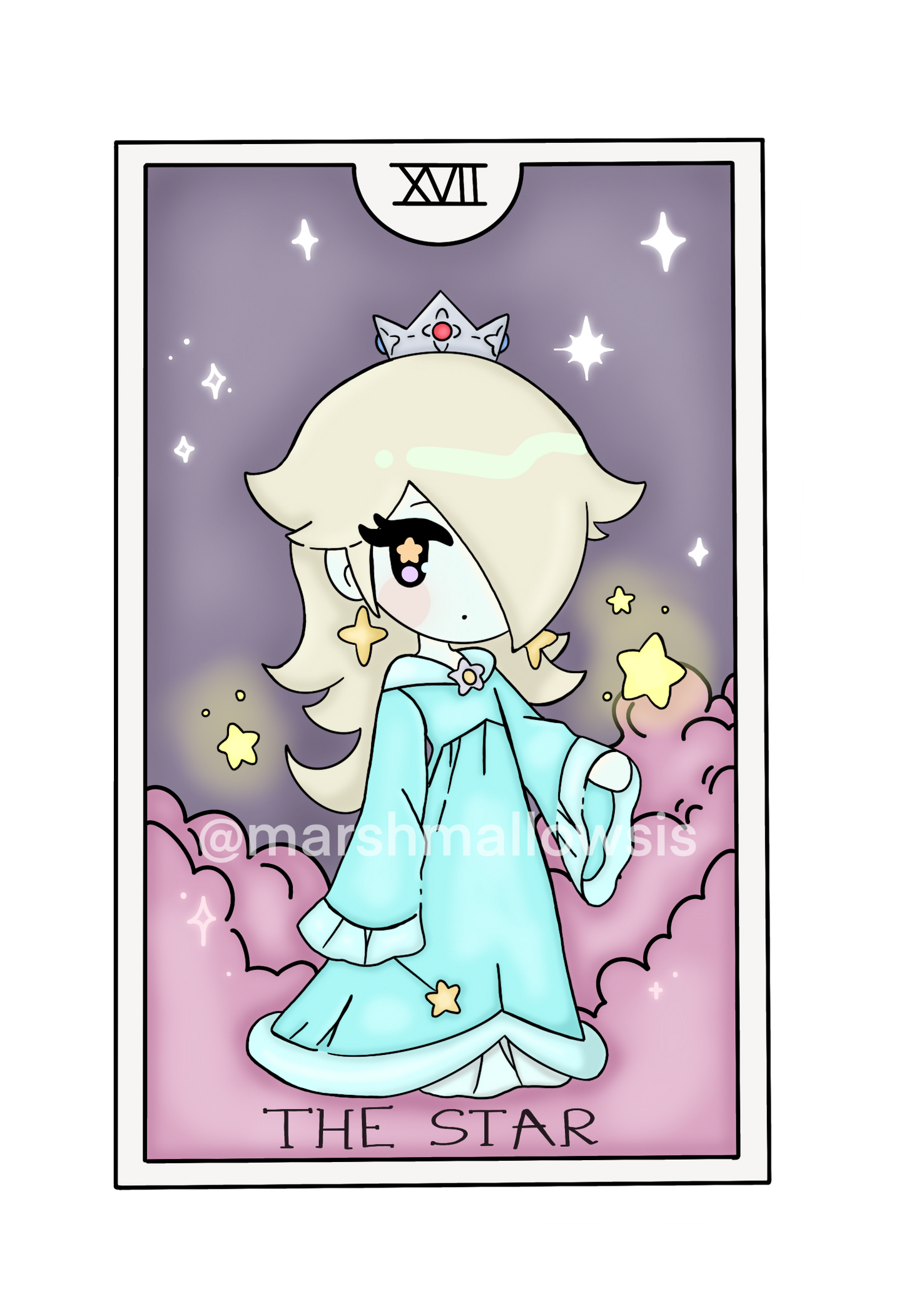 Rosalina Tarot Card Sticker