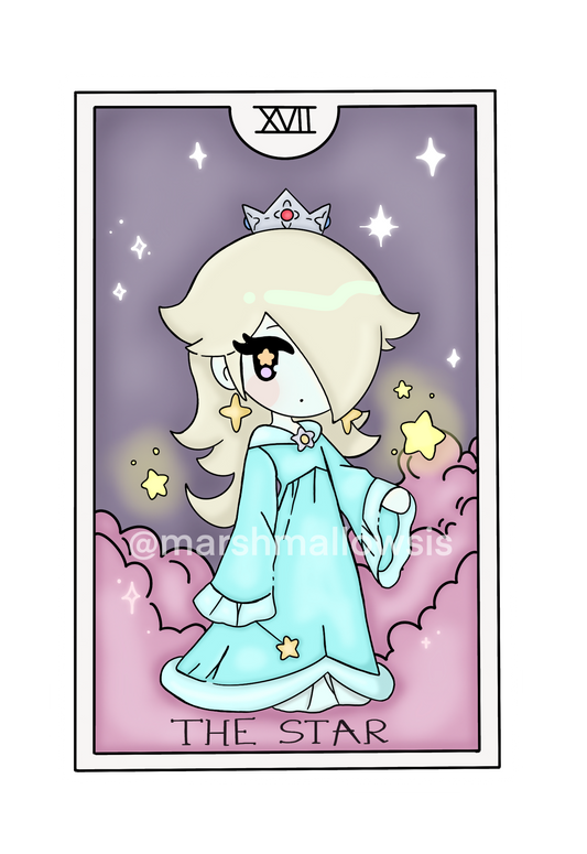 Rosalina Tarot Card Sticker