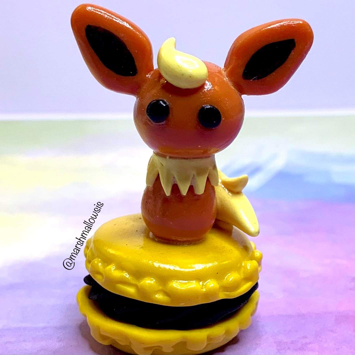 Eeveelution Themed Macaron Sculpture