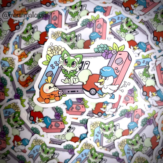 Scarlet & Violet Starter Sticker