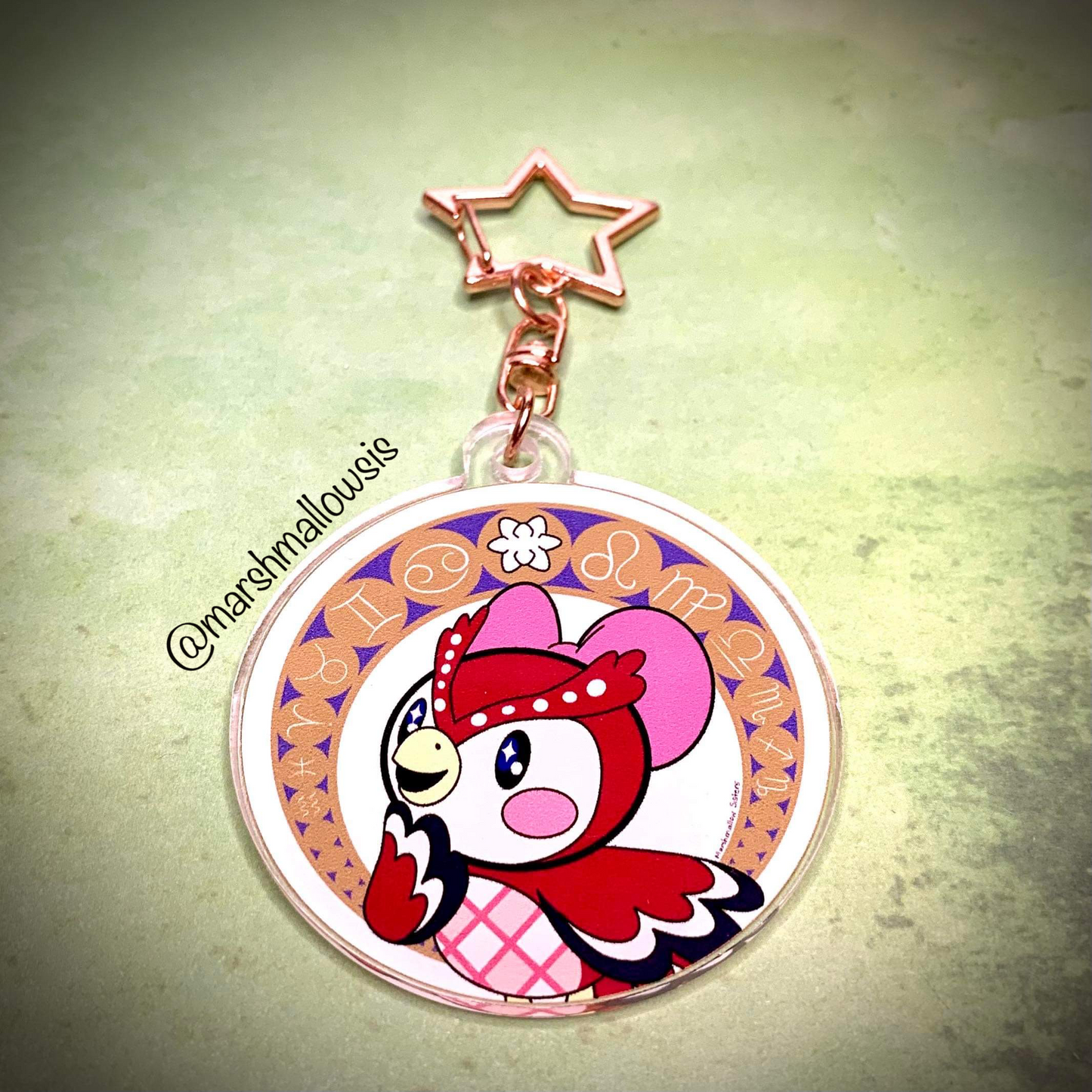 Celeste Themed Keychain