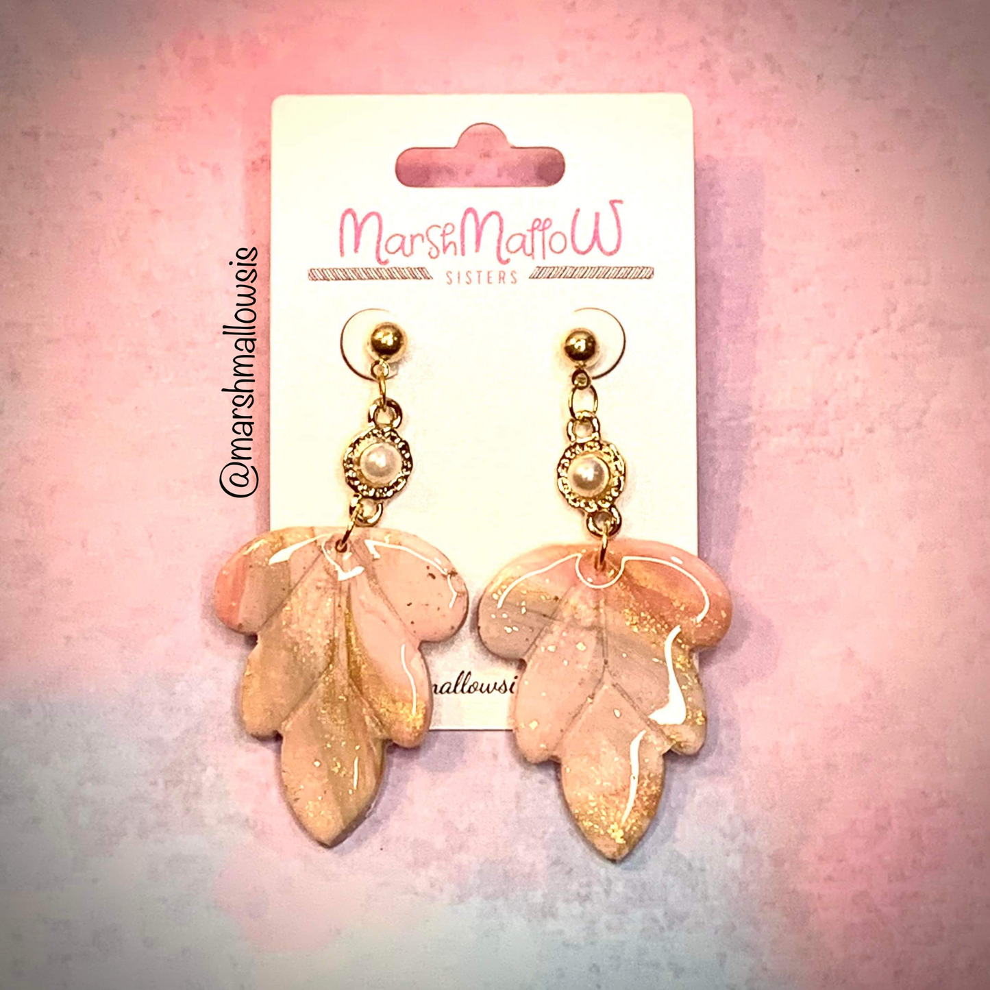 Sakura Leaf Earrings
