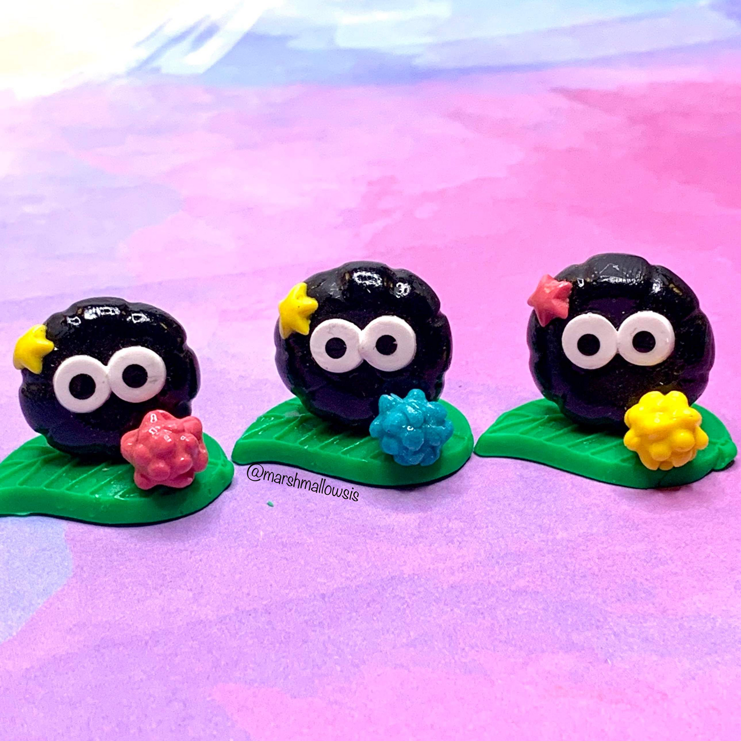 Soot Sprite Mini Sculptures