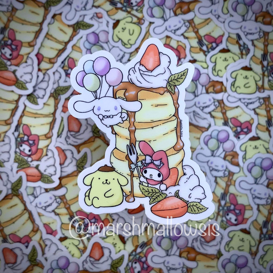 Sanrio Themed Dessert Sticker