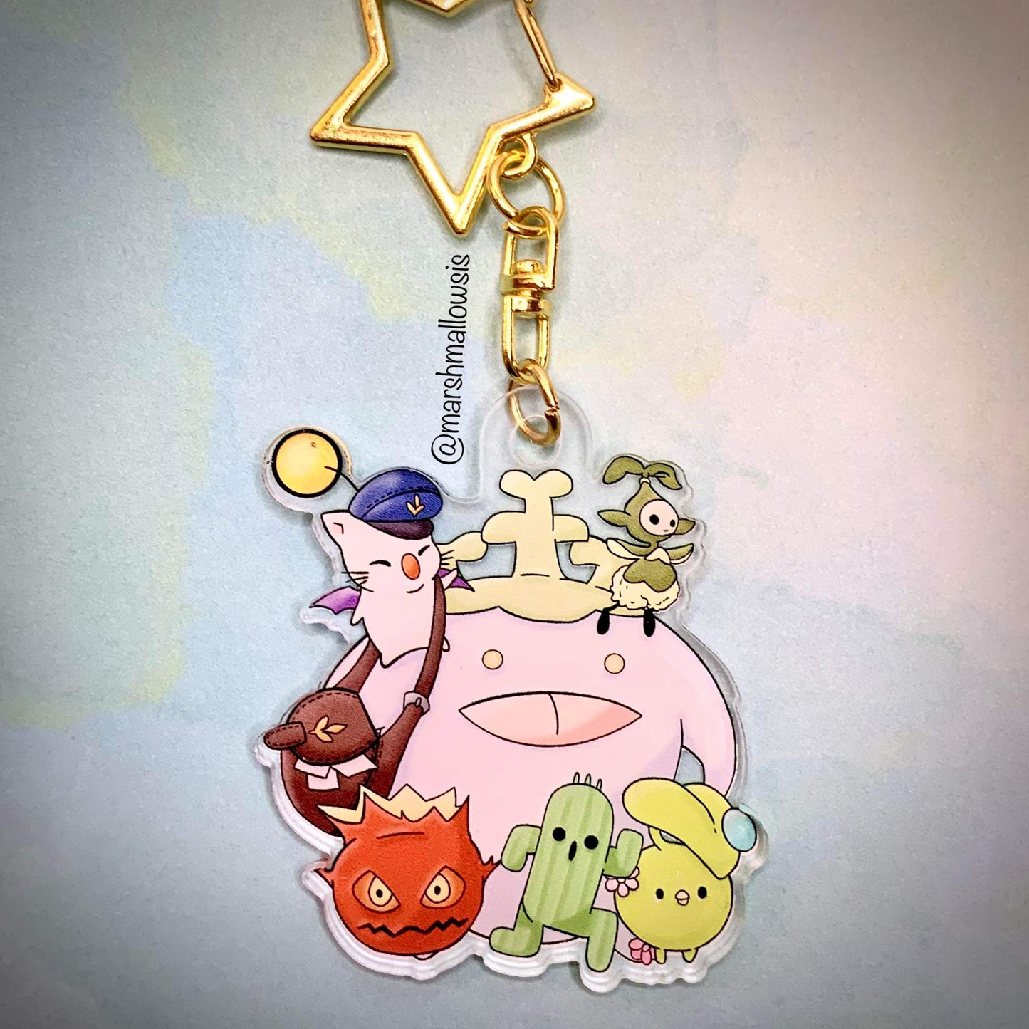 Final Fantasy inspired Monster Keychain