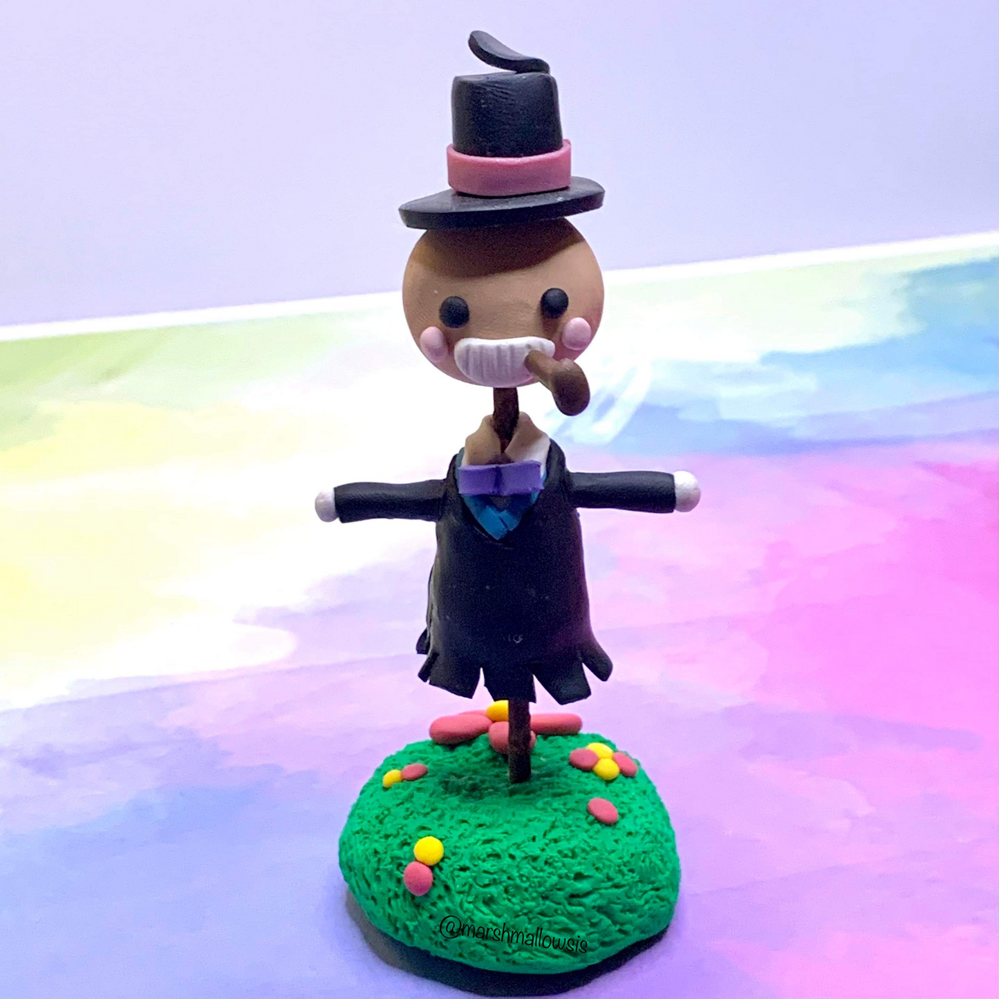 Turnip Head Themed Sculpture