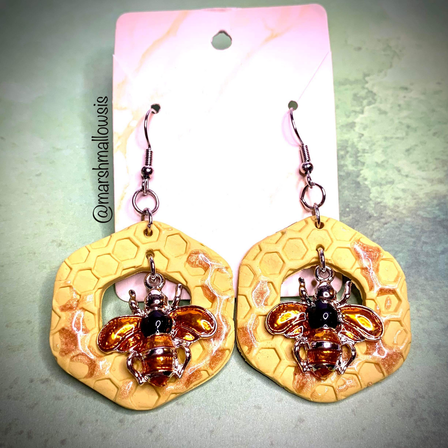 Honey Bee Earrings