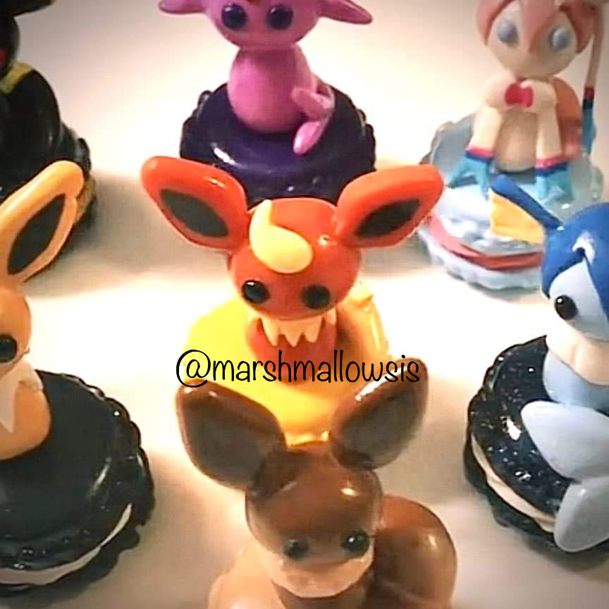 Eeveelution Themed Macaron Sculpture