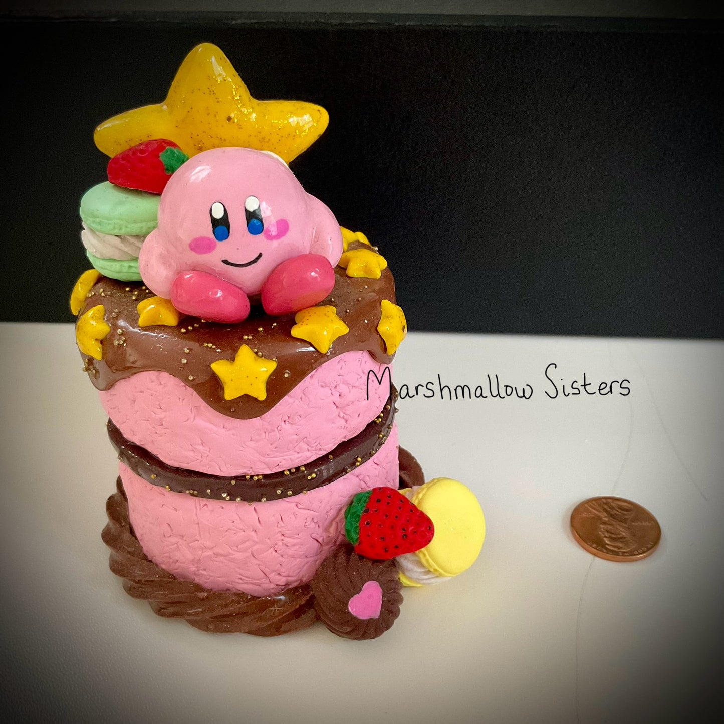 Kirby Cake Sculpture