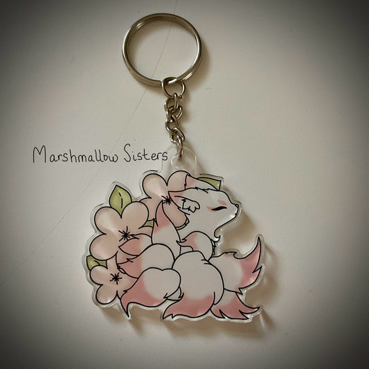 Kitsune Keychain