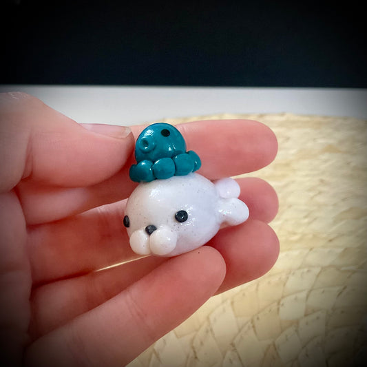 Seal & Octopus Sculpture