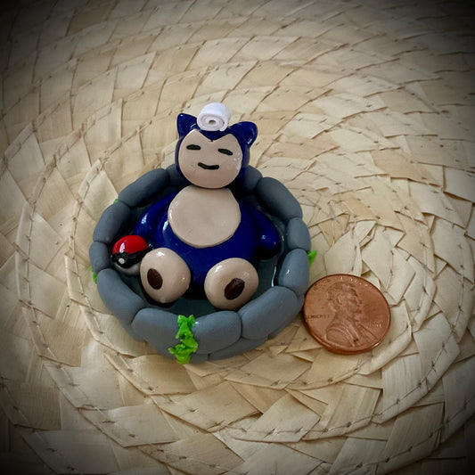 Snorlax Bath Sculpture