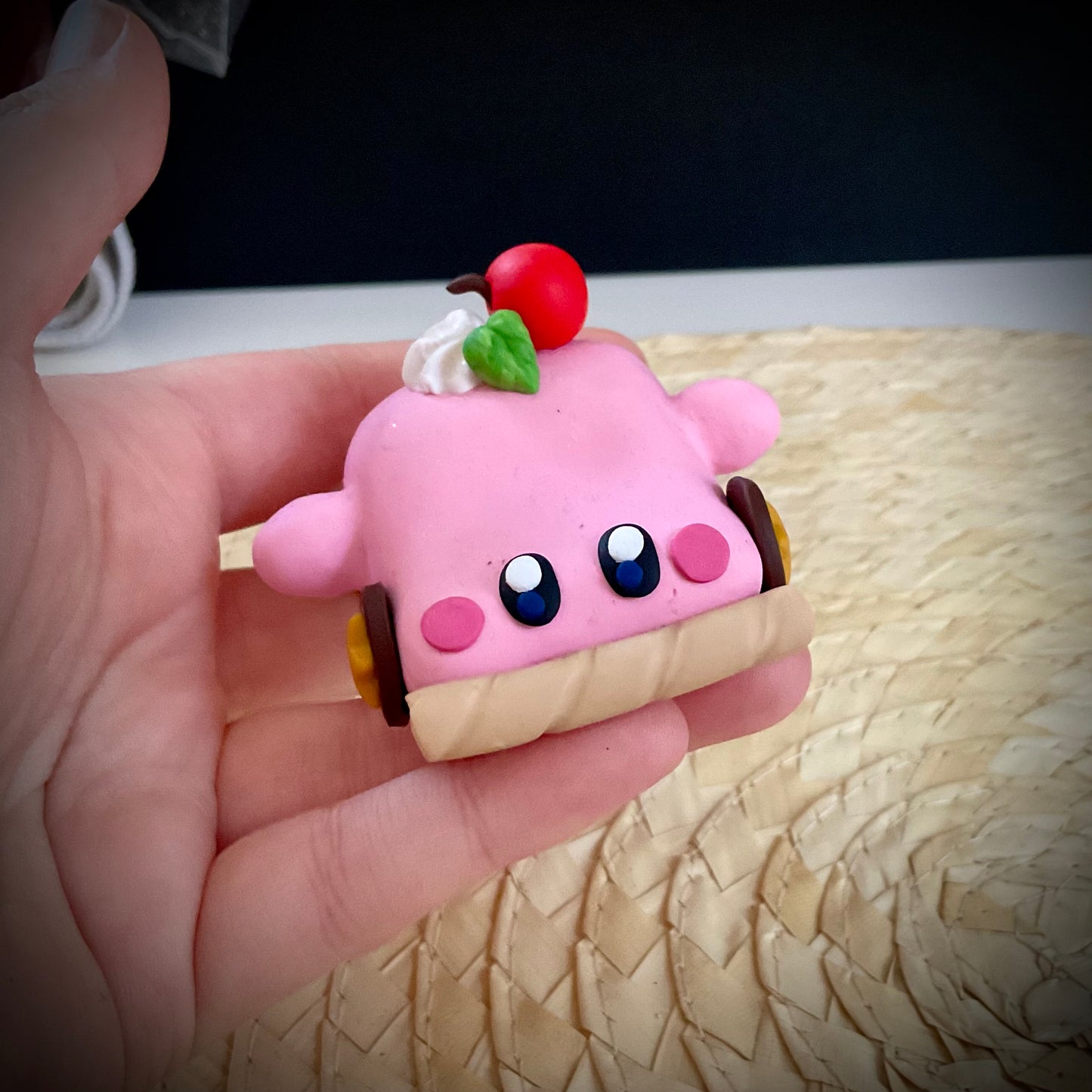 Kirby Cake Car Sculpture