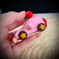 Kirby Cake Car Sculpture