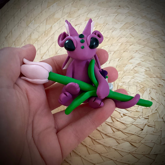 Tulip Dragon Sculpture