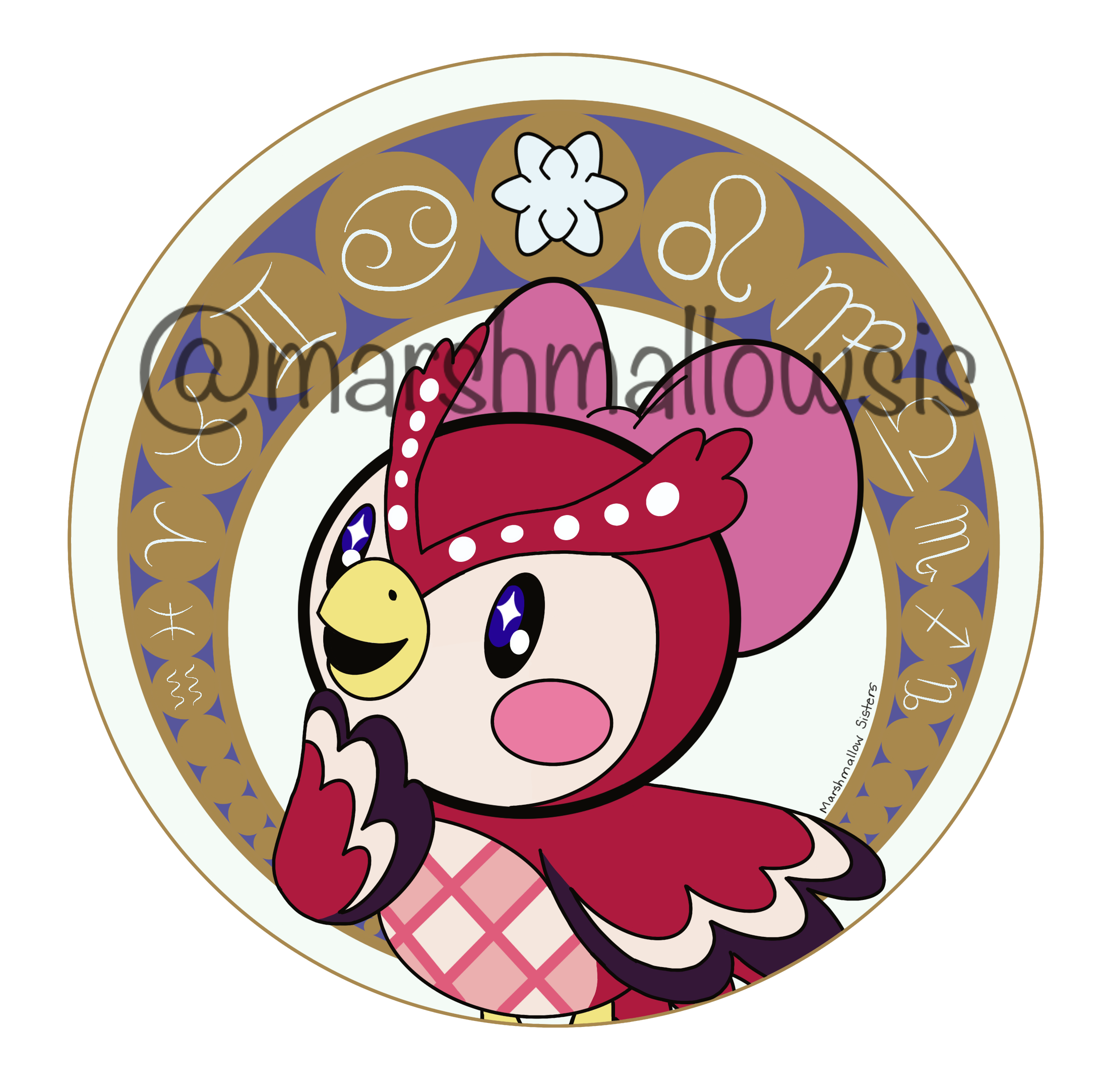 Celeste Sticker – Marshmallow Sisters
