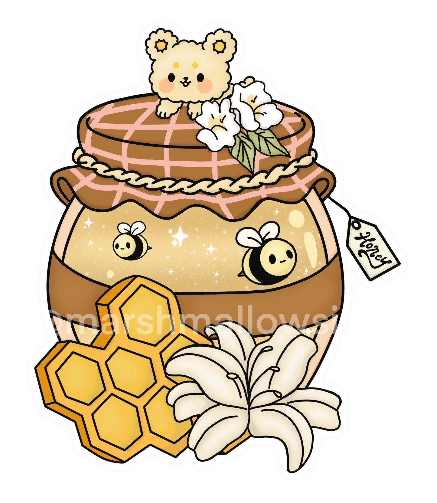 Honey Bear Sticker