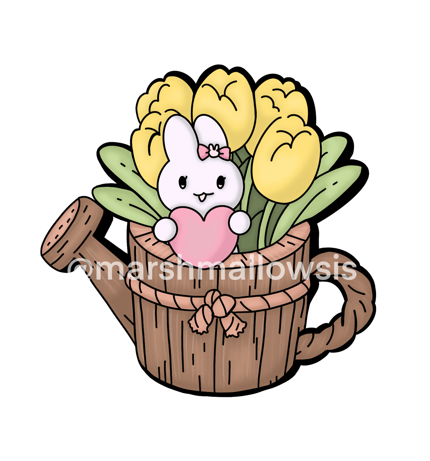 Spring Bunny Sticker