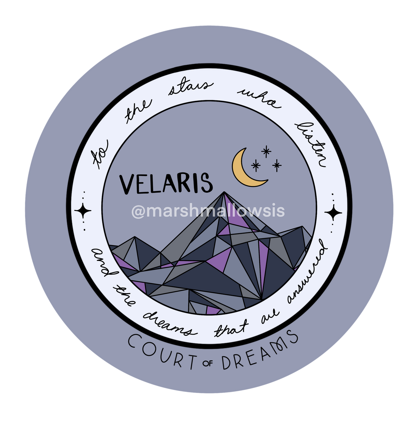 Court of Dreams Sticker