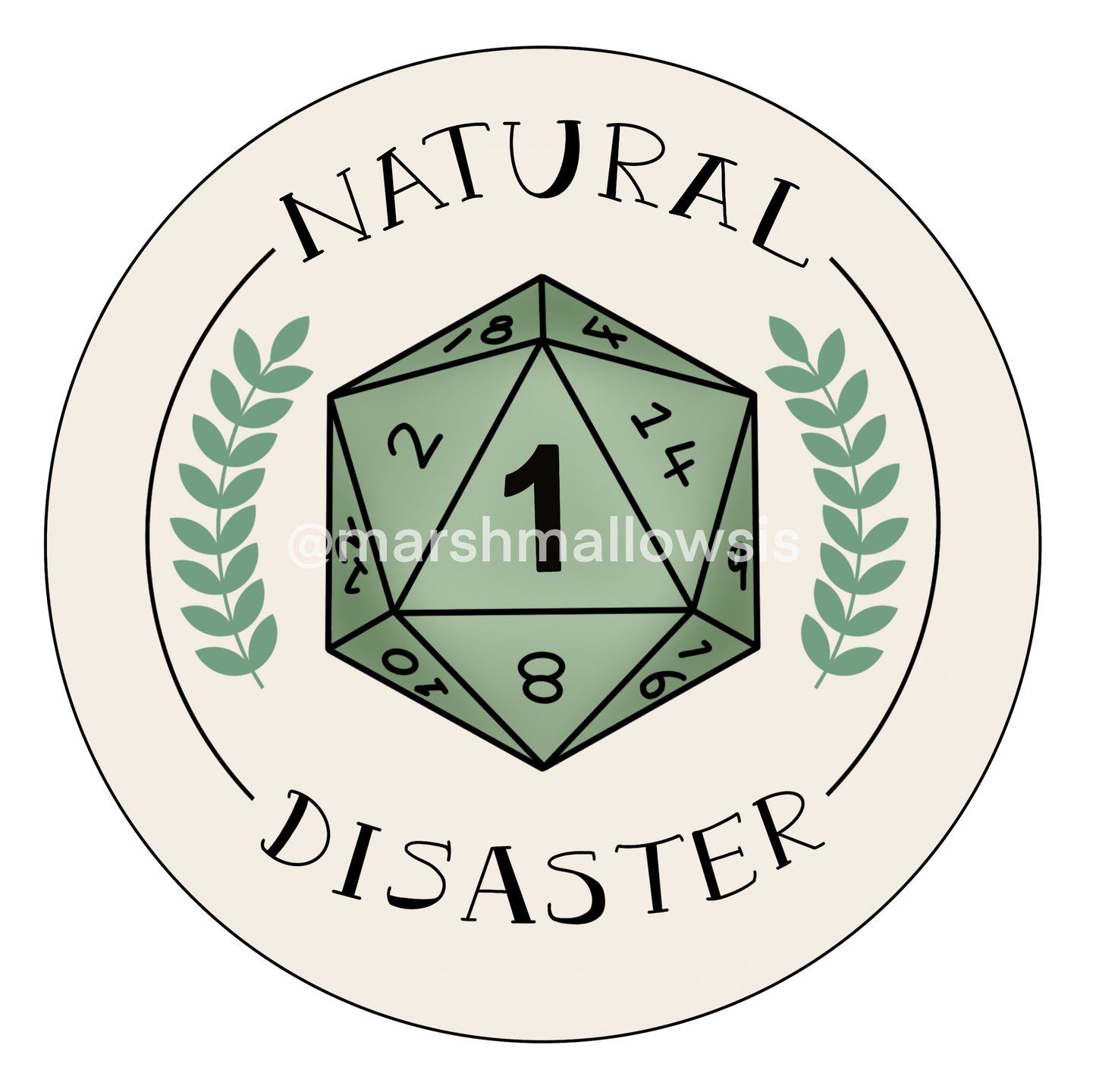 Natural Disaster Sticker