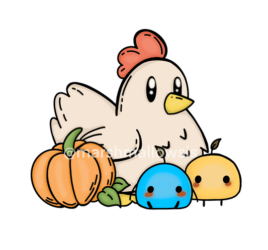 Stardew Chicken Sticker