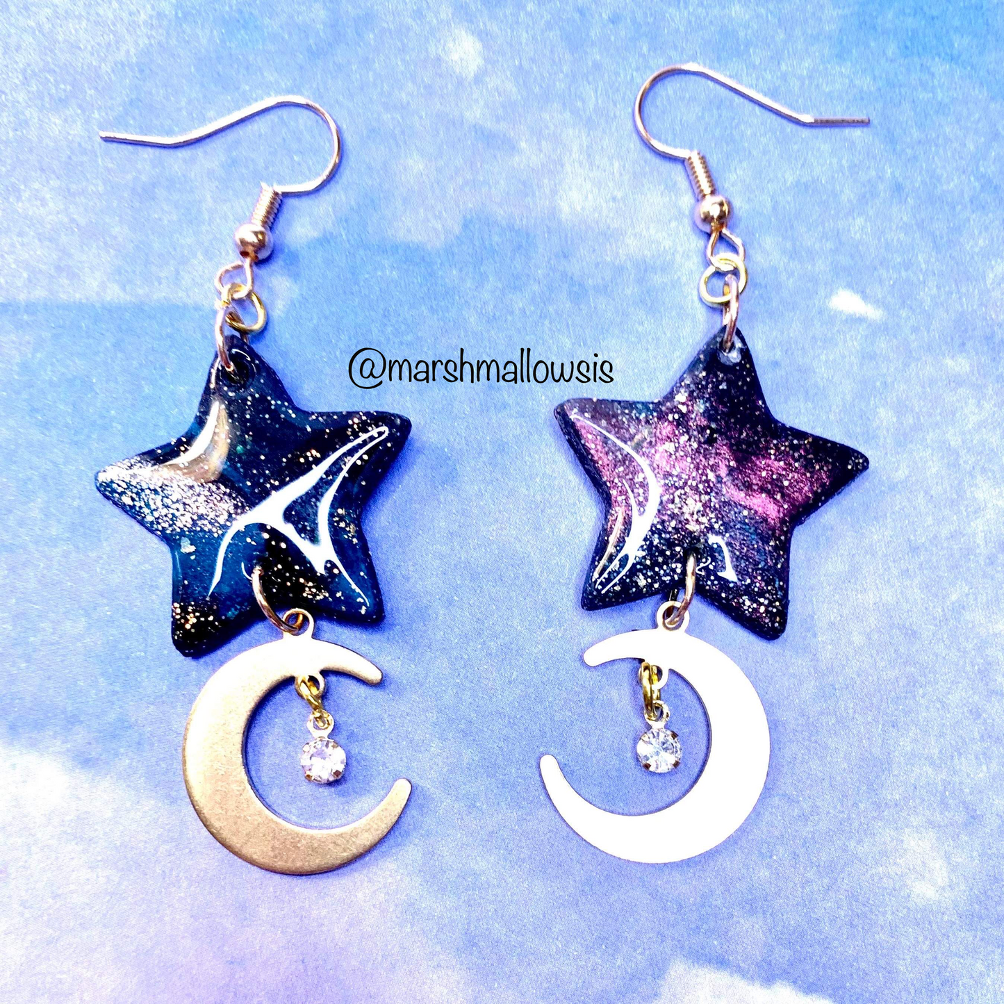 Star Dangle Earrings