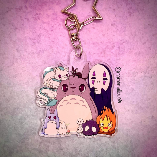 Ghibli themed keychain