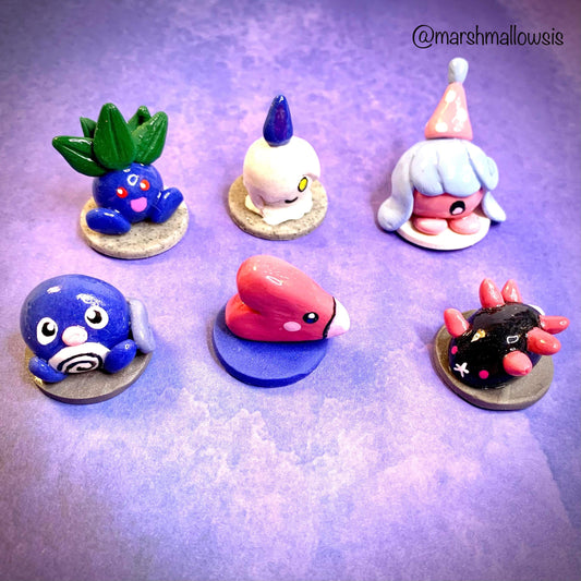 Pokémon Themed Mini Sculptures